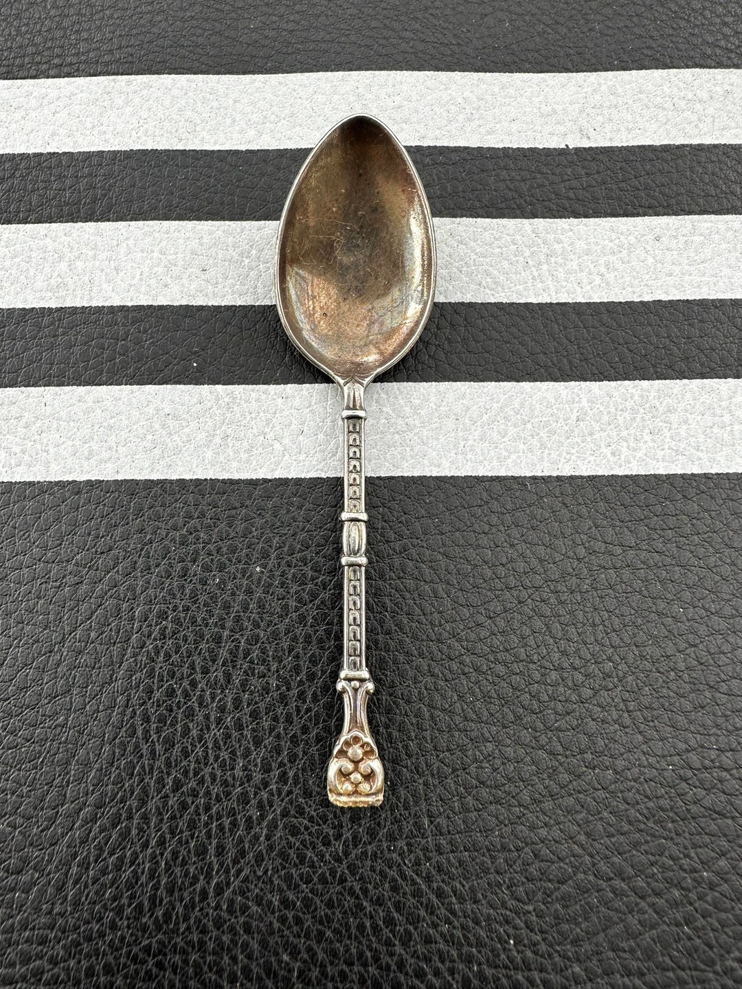 Vintage Small Sugar Spoon 1970 Very Old Collectible Unique Amazing