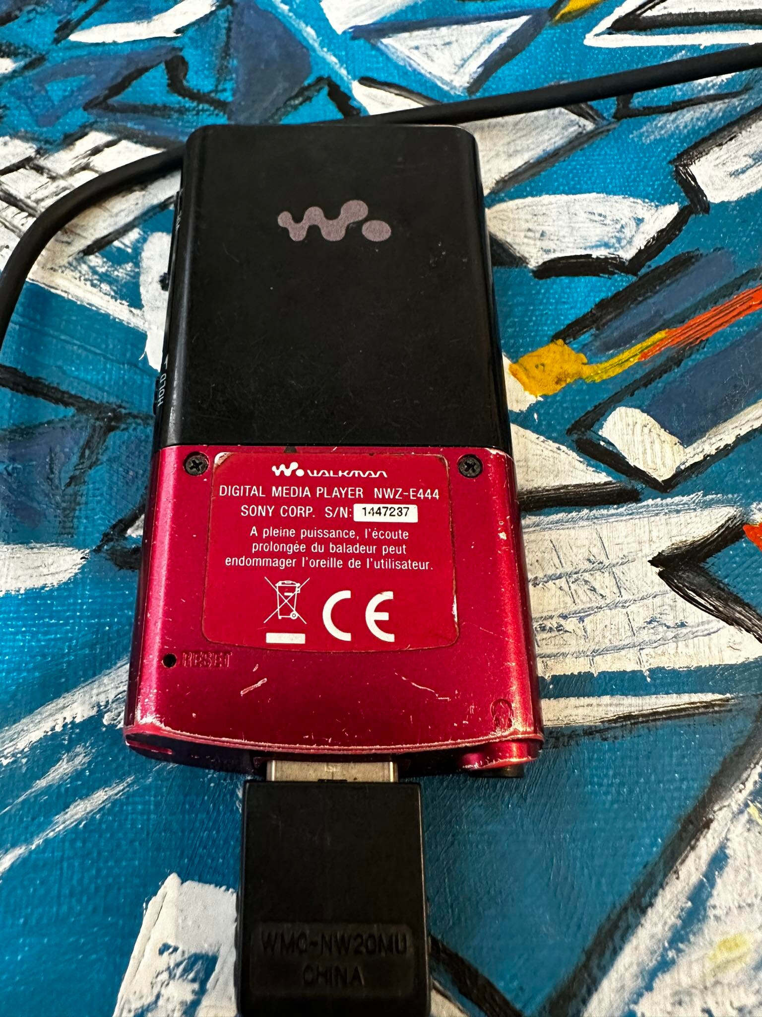 Sony Walkman NWZE444 Digital Media Player Red With USB Etsy