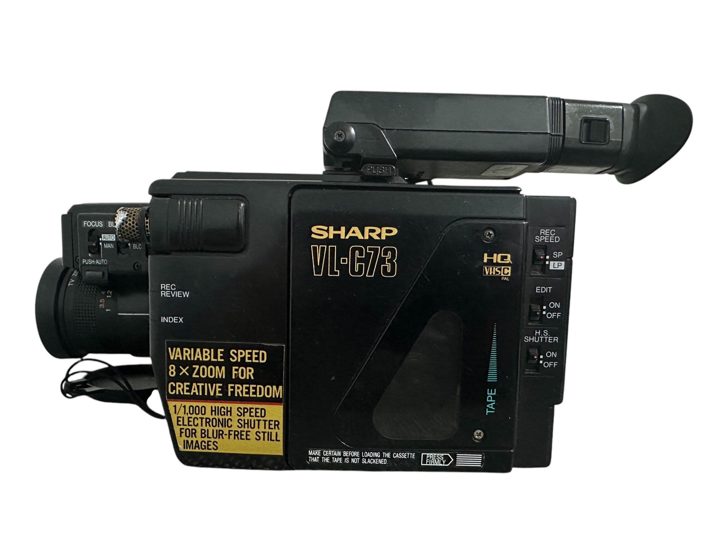 SHARP VideoHi8 VIEWCAM VL-HL3 ⑦ Sharp VL-H860 Test - YouTube