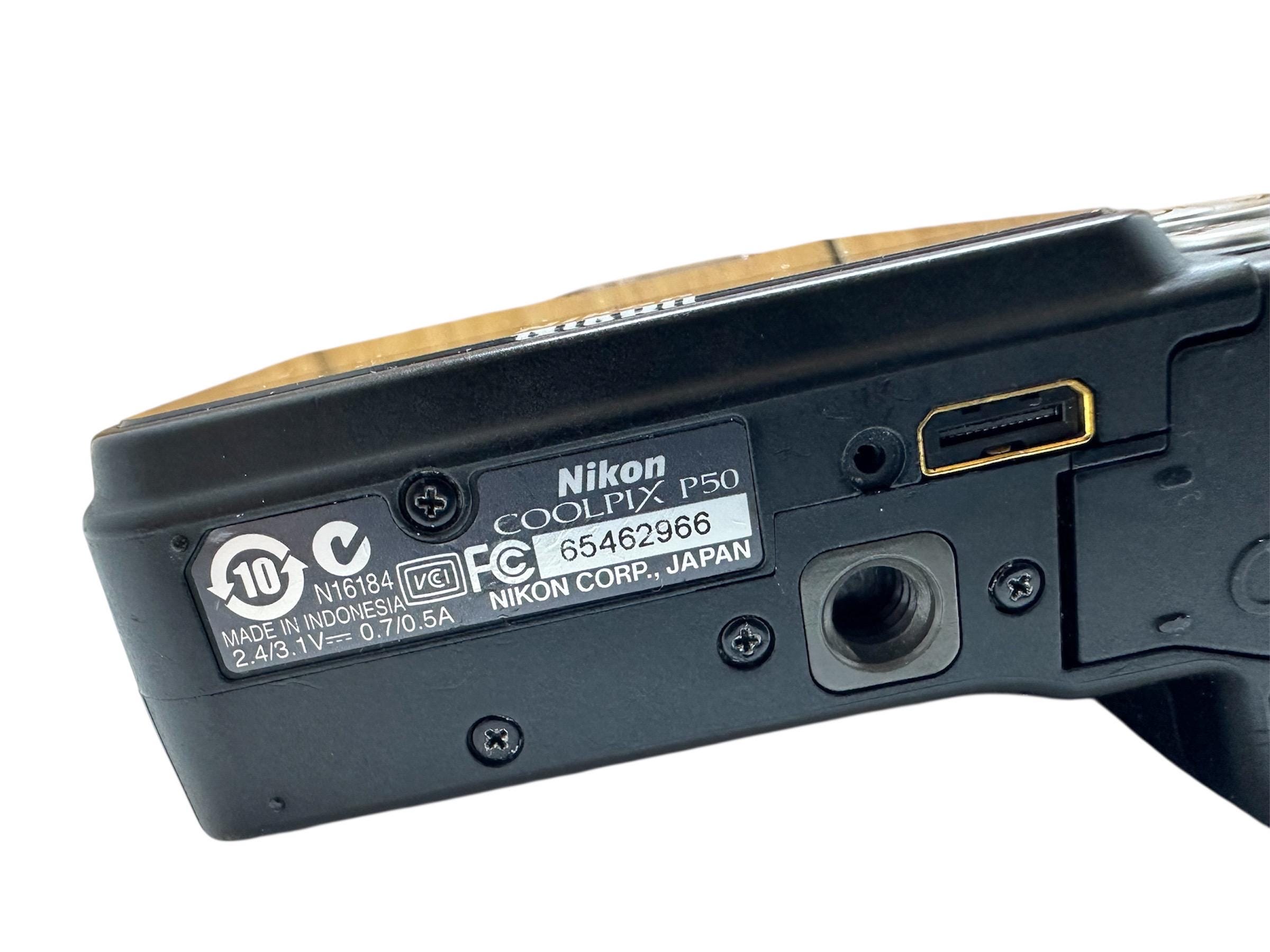 Nikon Coolpix P50 VR Iso 2000 Japan Digital Camera 3 Inches Lcd