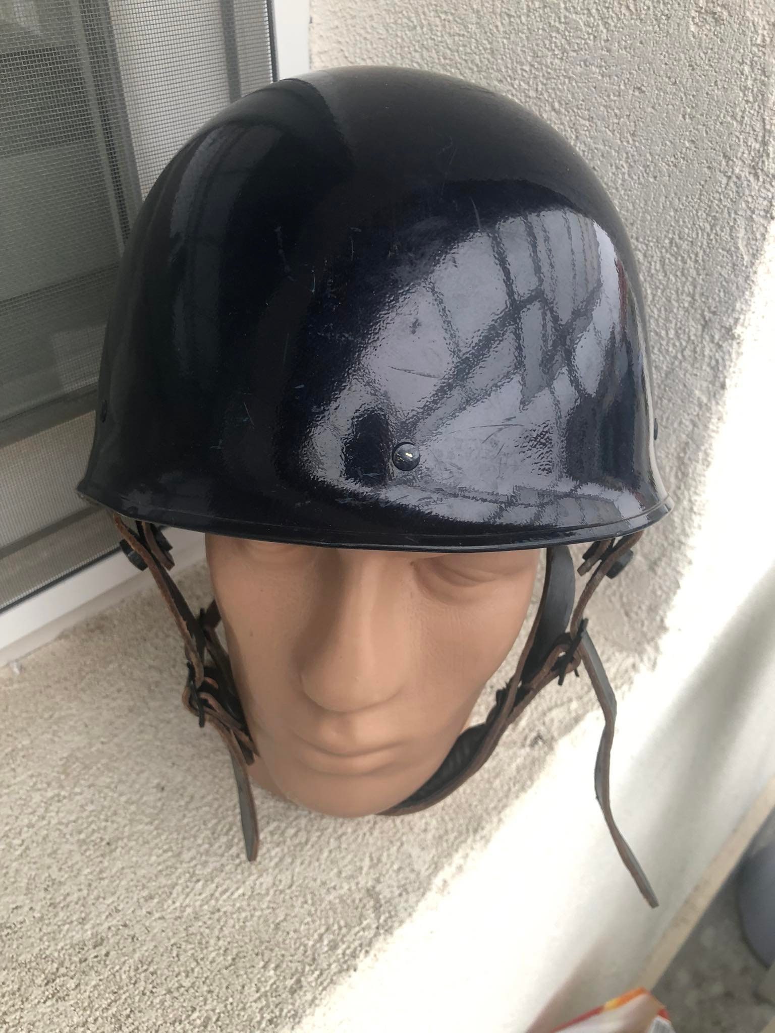 French Army Blue Surplus Helmet Frontier Firearms Firefighter Etsy