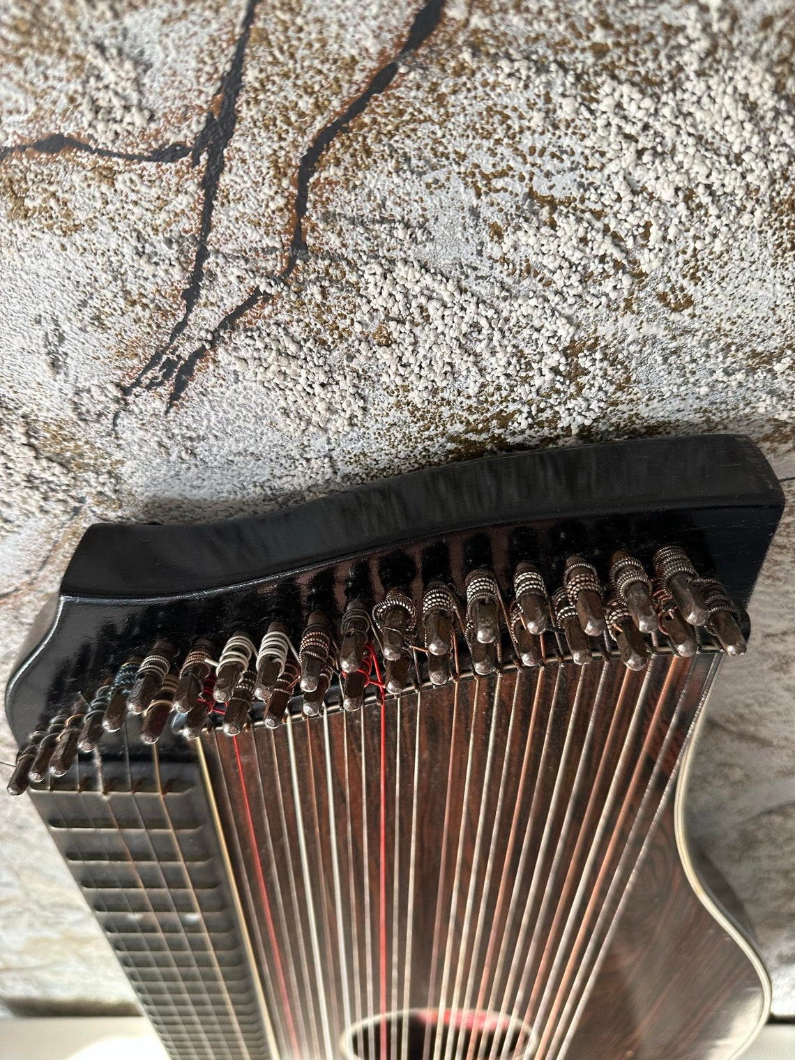 Musical Instruments Zitther Antique Ancient Unique Zither Musical Instrument Very Rare German 1878 ...