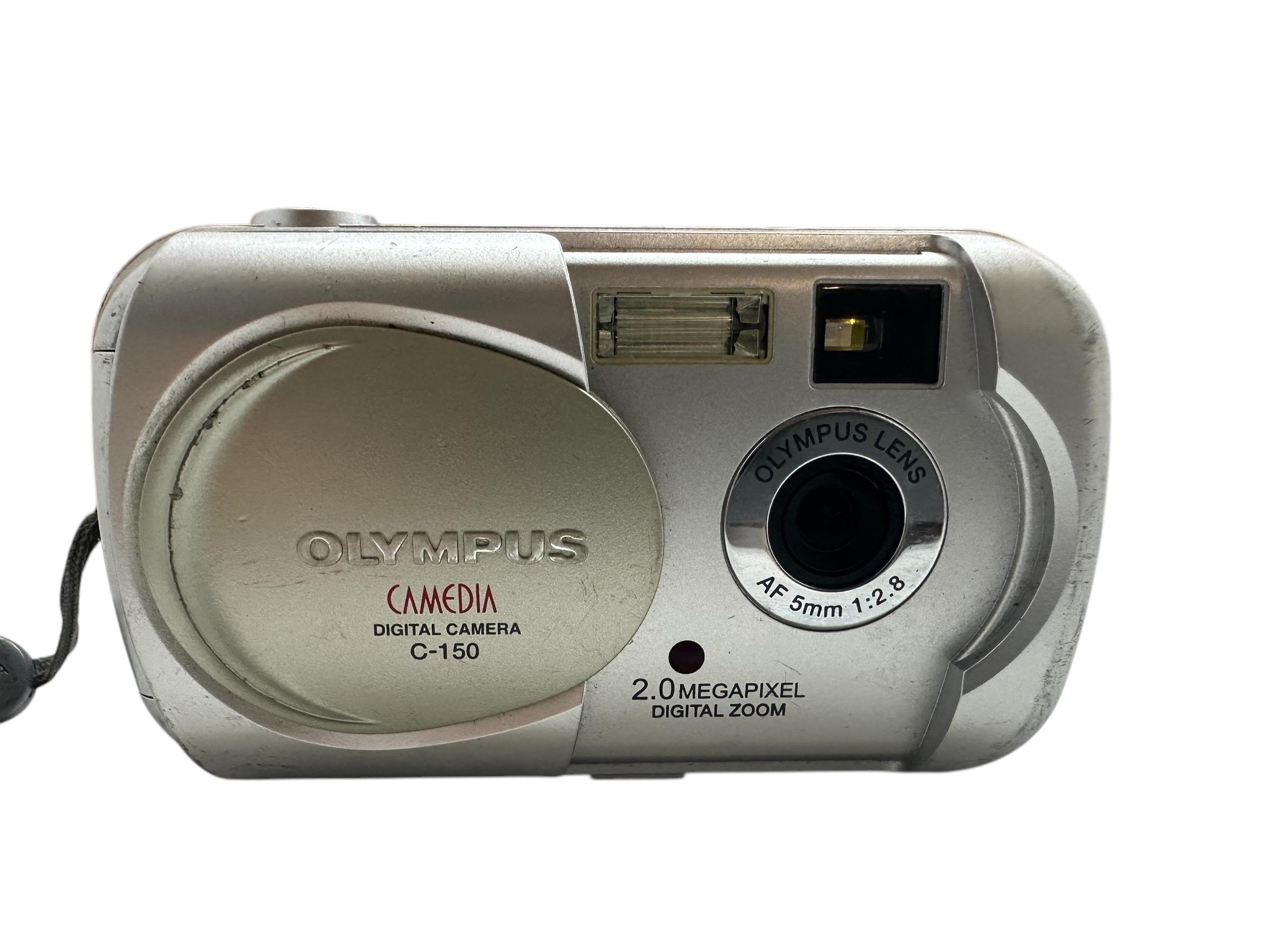 【外観美品】OLYMPUS CAMEDIA μ-15 Digital Olympus Camedia C 150 Digital Camera Compact 2MP 1.8 Digital Zoom