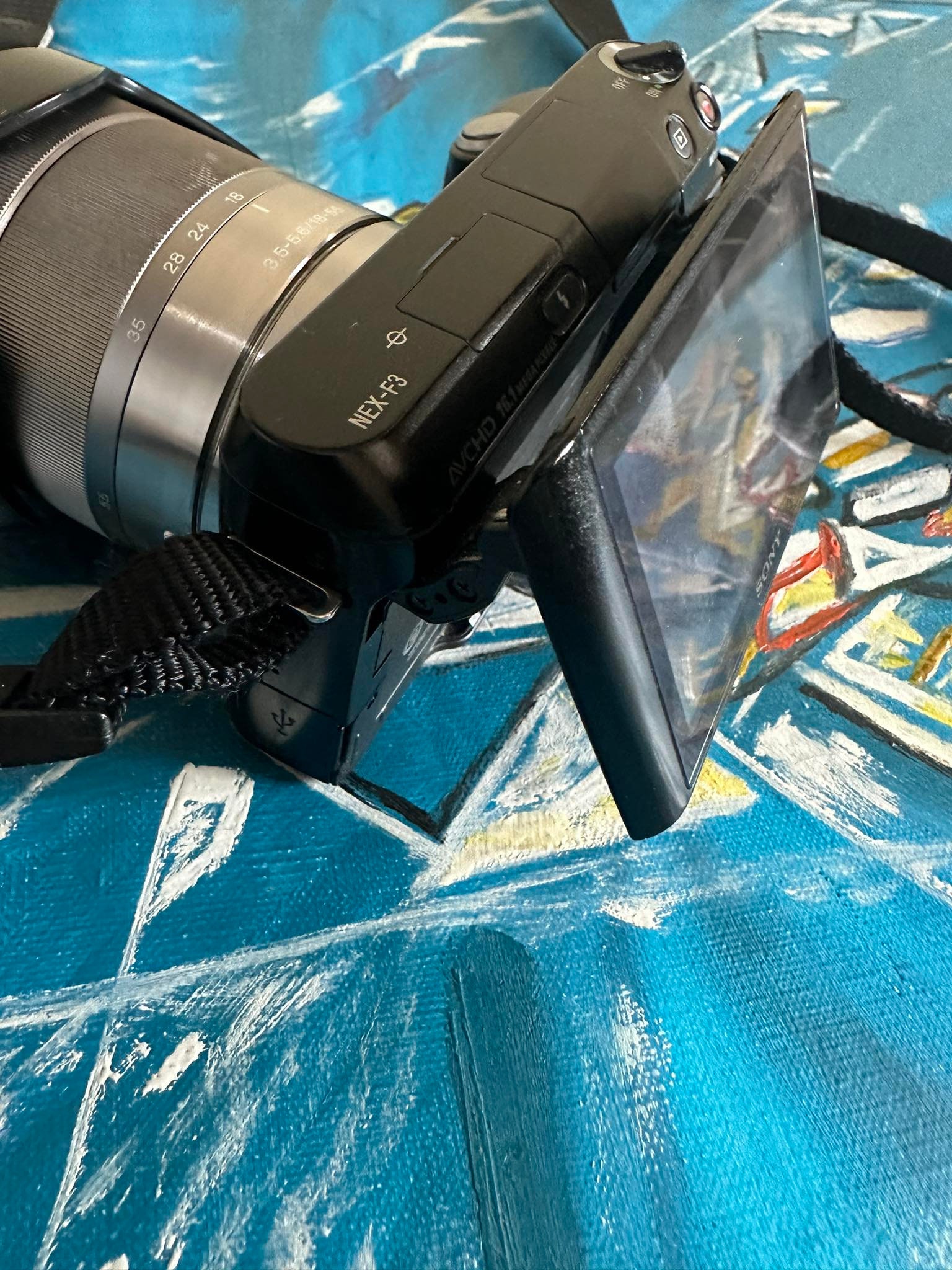 Professional Sony Pro Camera Alpha Nex-f3 HD Video 16.1 Mp