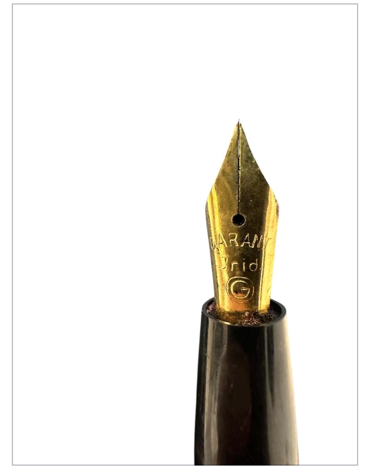 Stylo à Plume De Luxe INTERMONDE Des Années 50 - Modèle Rare, Occasion à Collectionner