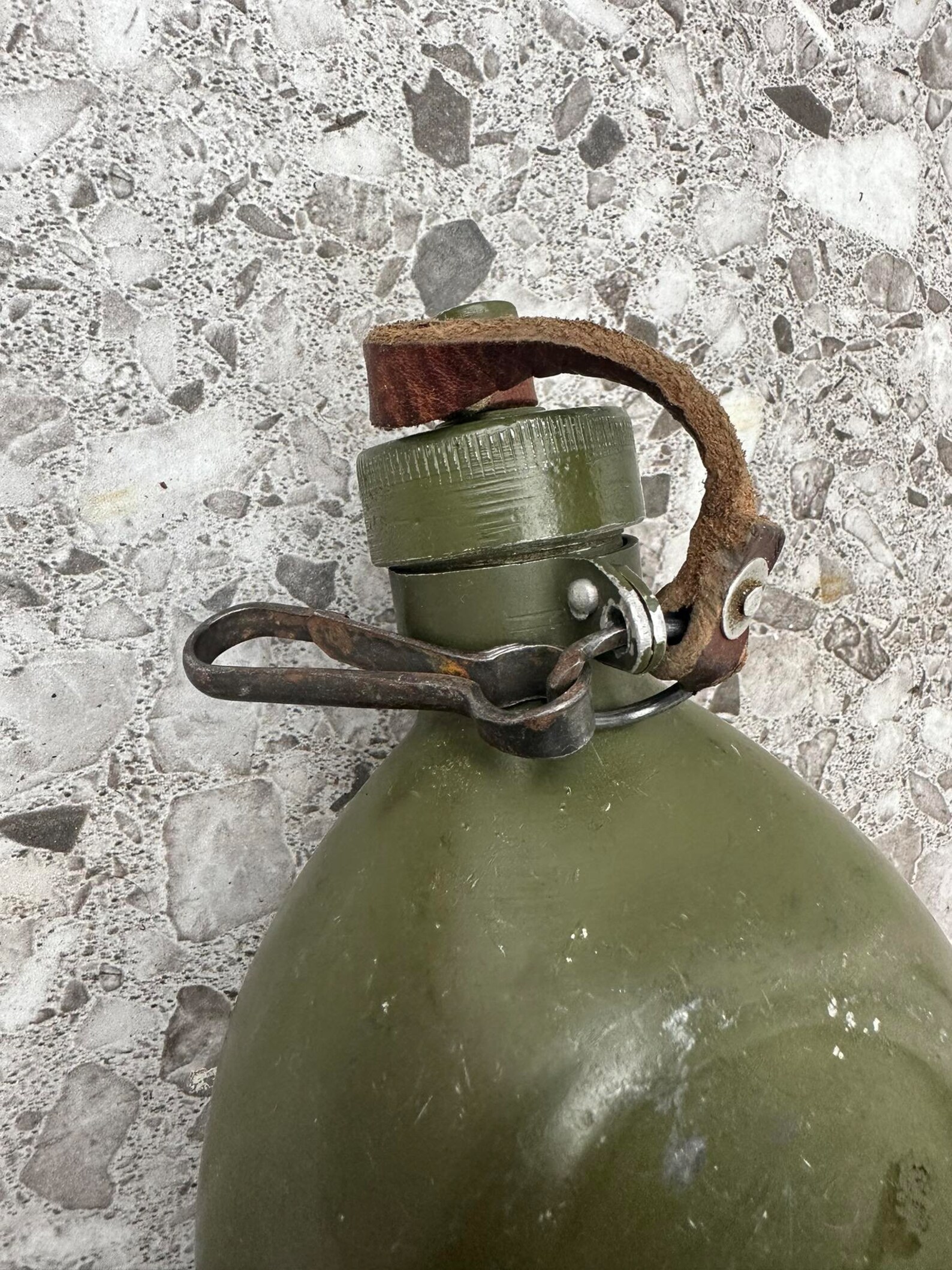 Vintage Military Aviator Army Flask Canteen Water Bottle Aluminium ...