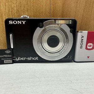 Sony Cybershot DSCW55 7.2MP Digital Camera with 3x Optical Zoom (Silver)  (OLD MODEL)