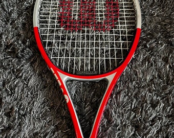 Professional Tennis Racquet Wilson Titanium Six-One Comp 98 sq Inches System Series  CRACK on it