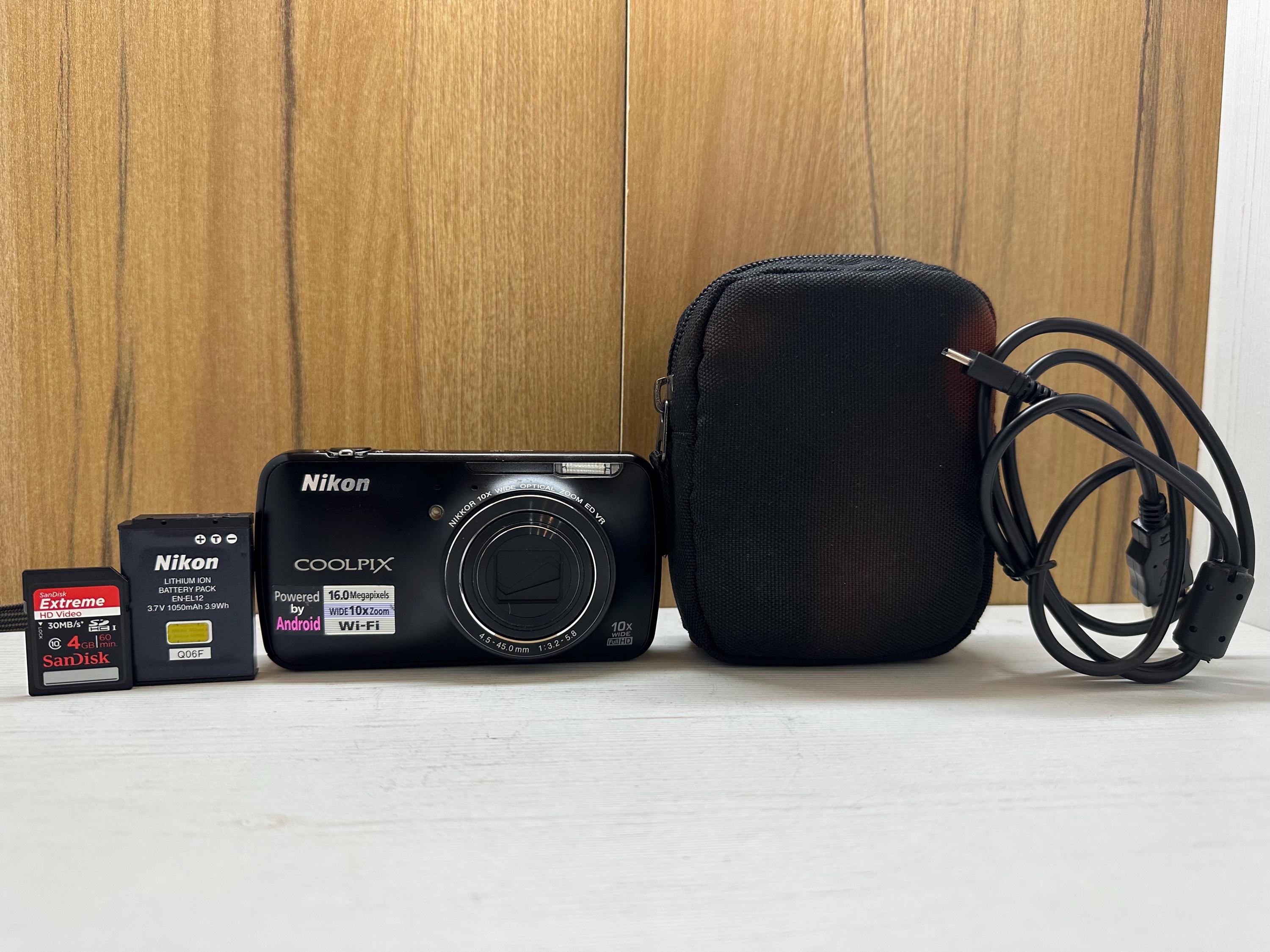 Nikon Coolpix S800c Wi Fi 16 MP Digital Camera 10x Wide Optical