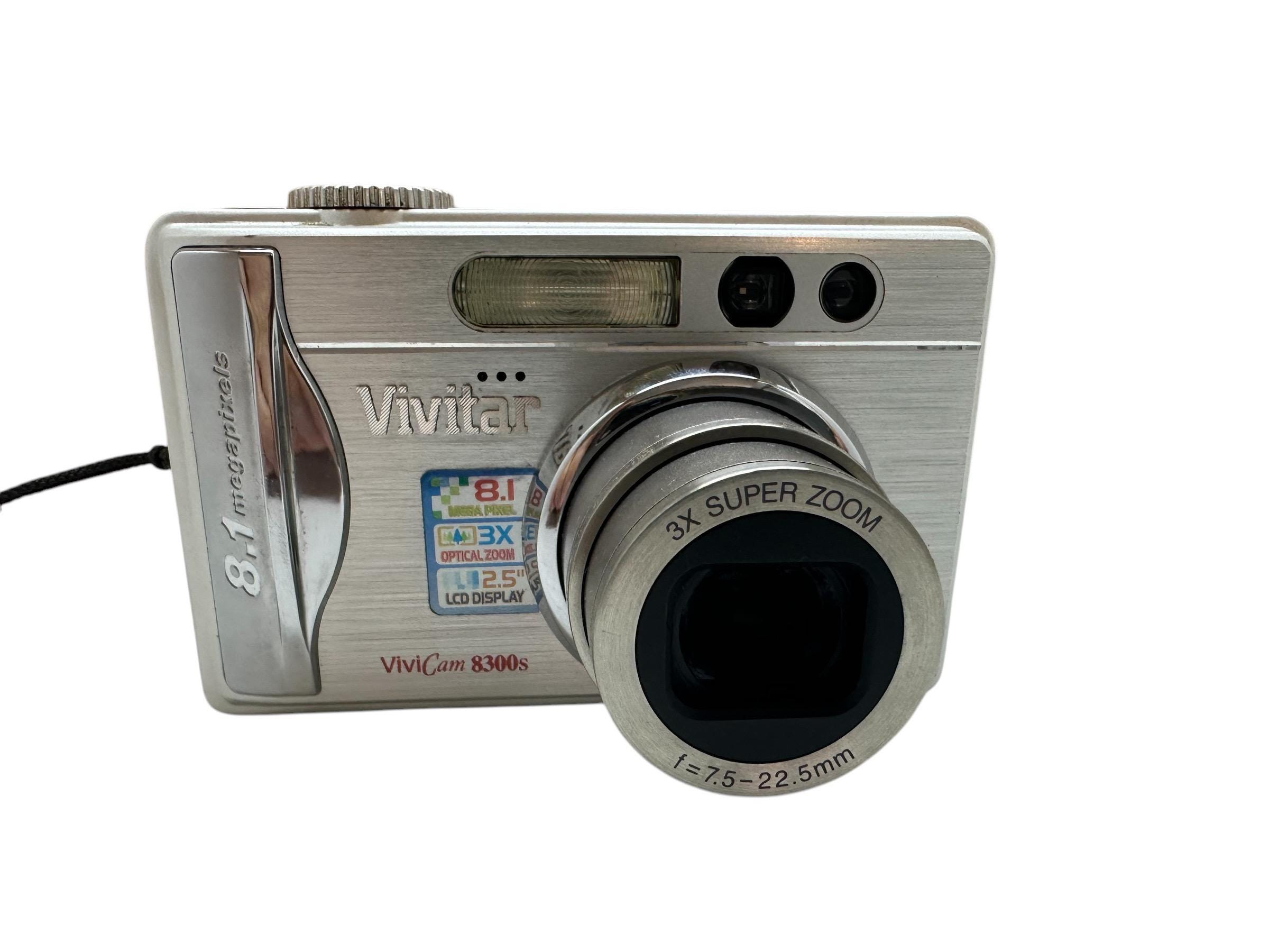 Vivitar Vivicam 8300s Digital Camera Compact AA Batteries 8.1 MP