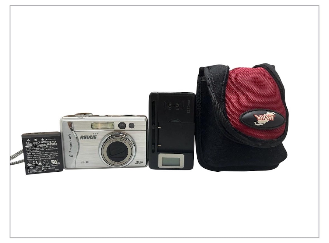 Revue DC 80 Xs Digital Camera 8.1 Mega Pixels 3X Super Zoom Lcd