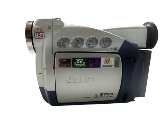 Vintage Canon MV500 Night Mode Handycam Mini DV Digital Video