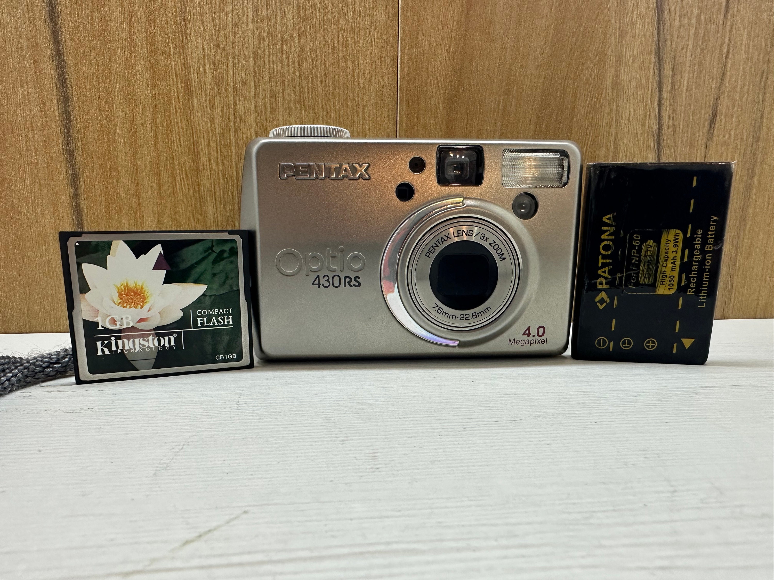 Pentax Optio 430rs Digital Camera 4 MP 3X Optical Zoom 1.6 Inches