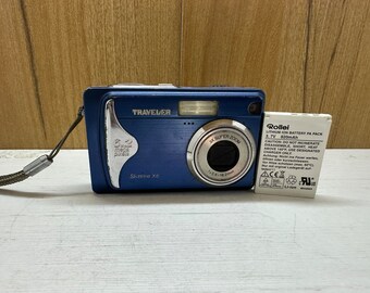 Traveler Slimline X6 Blue Made in Germany 6.2 MP Supra Foto 2,5 Inches LCD 3X Optical Zoom