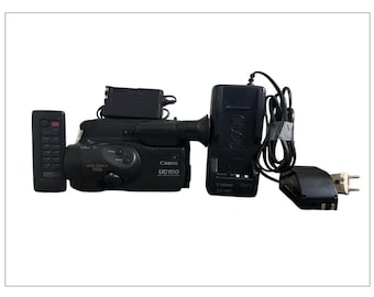 Vintage Canon UC100 8mm Video Camcorder Wide Angle 12x AF Macro Digital Zoom  Camera Recorder Made in Japan with Charger, Remote Control