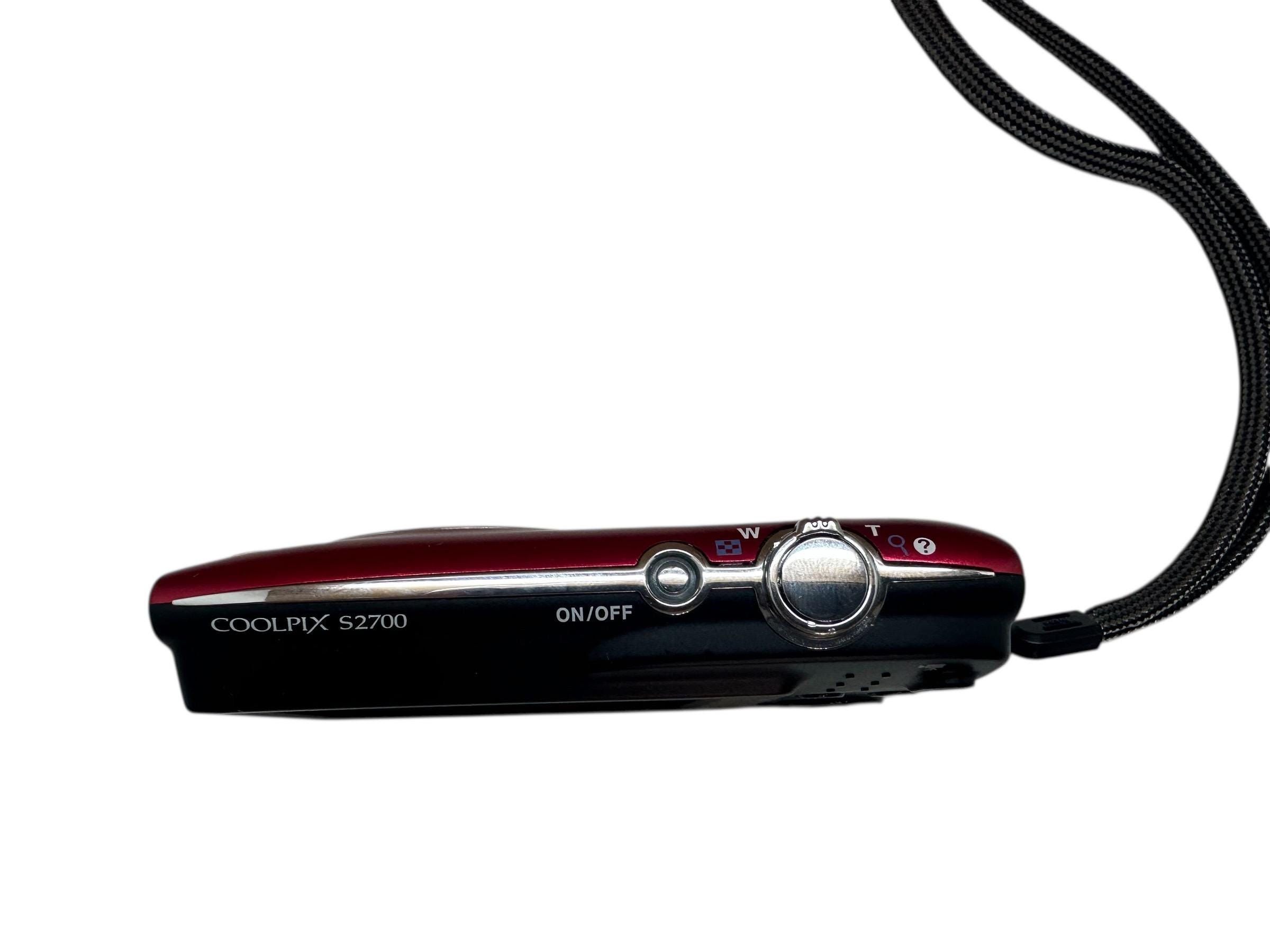 Nikon Coolpix S2700 Digital Camera Vibration Reduction 6x Wide