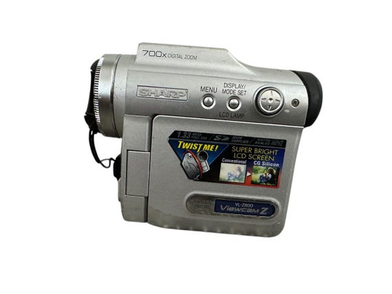 Vintage Video Camera Viewcam Sharp VL-Z800 Sd Twist Me Super