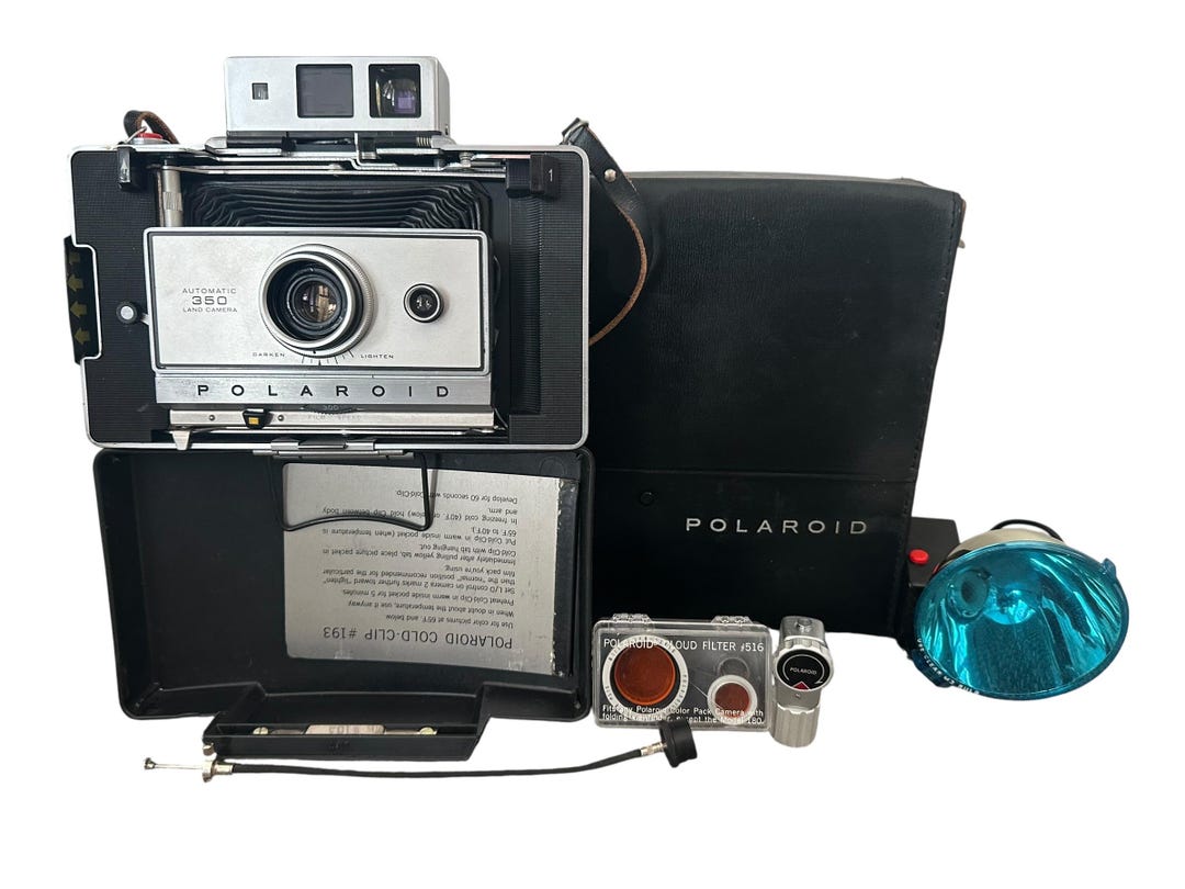 Vintage Antique 1969 Year Polaroid Automatic Land Camera Polaroid 360 ...