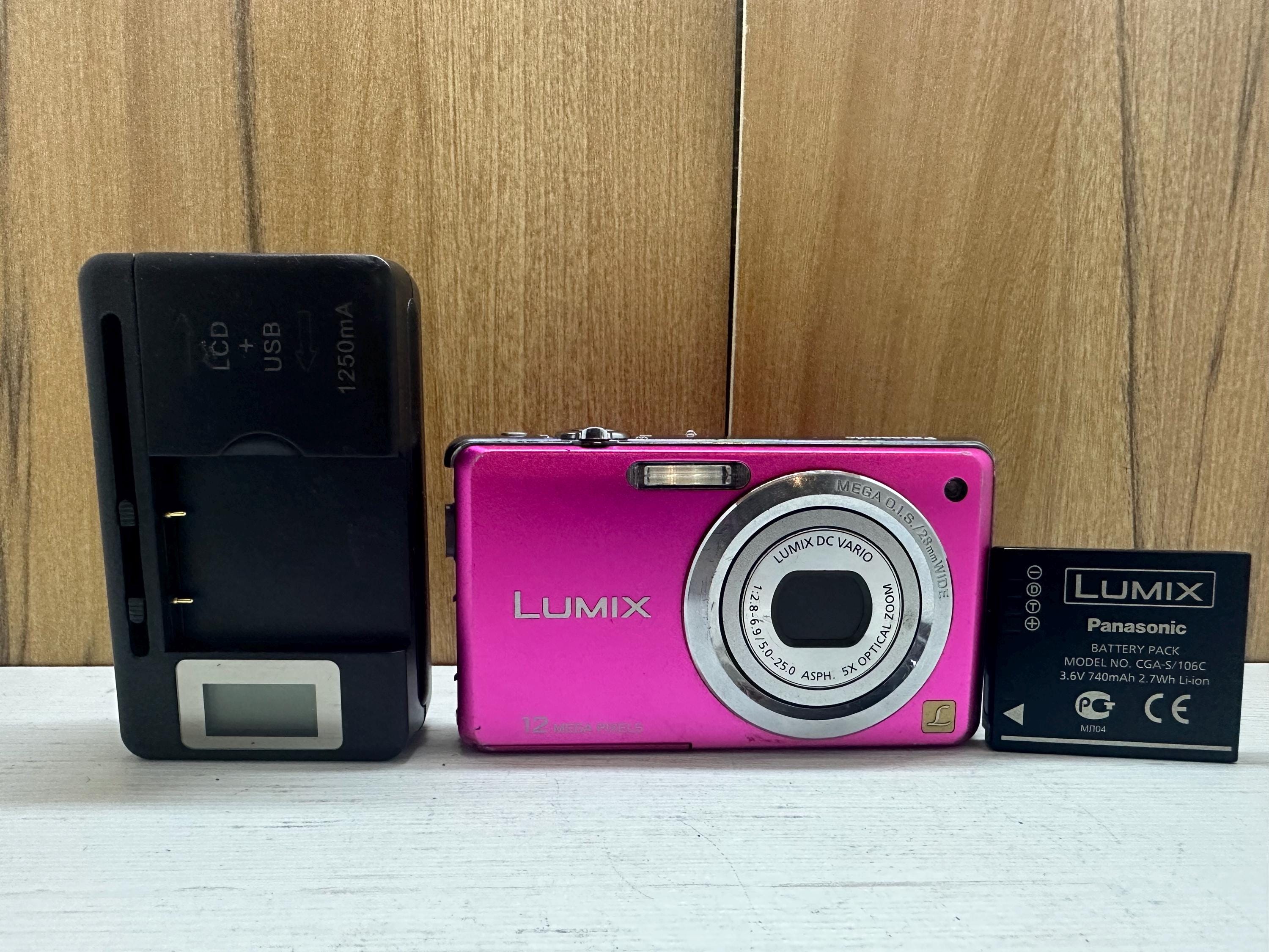 Panasonic Lumix FS10 ピンク 動作品】Panasonic LUMIX DMC-FS10 カメラ ピンク Tienda de