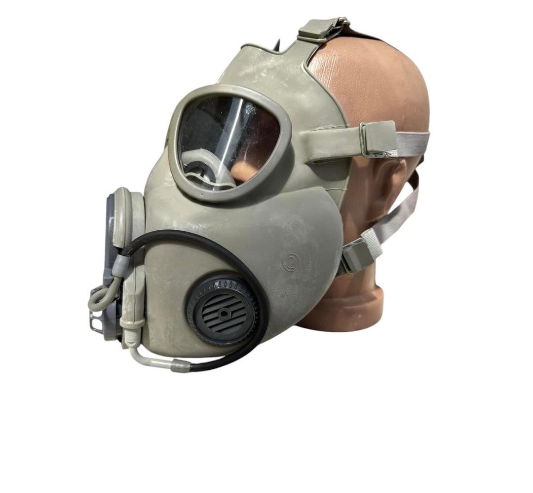 Military Army Gas Mask Czech M10M + Filter and Drinking Tube