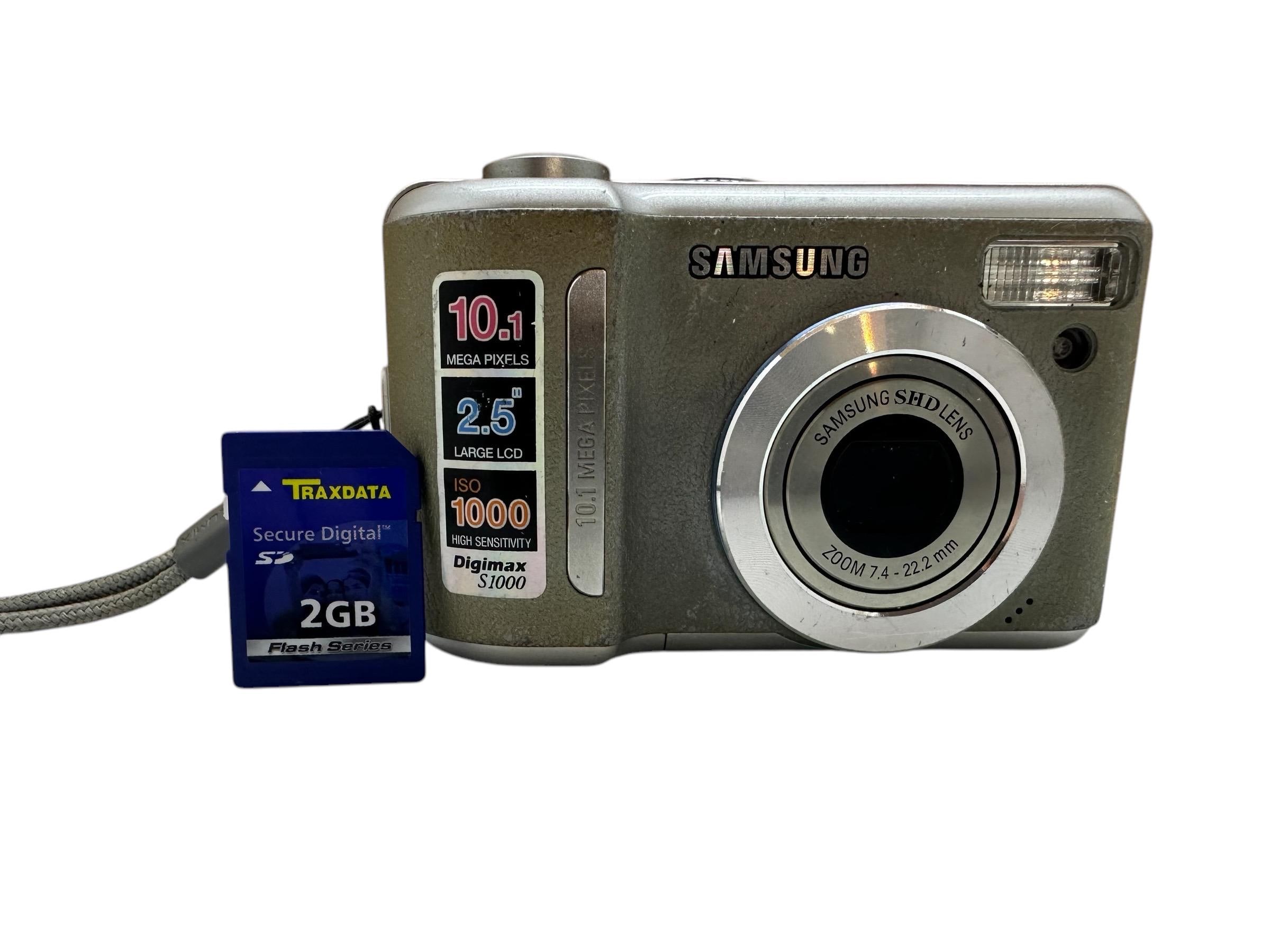 Samsung Digimax S1000 Digital Camera Compact Mpeg4 10.1 MP 3X