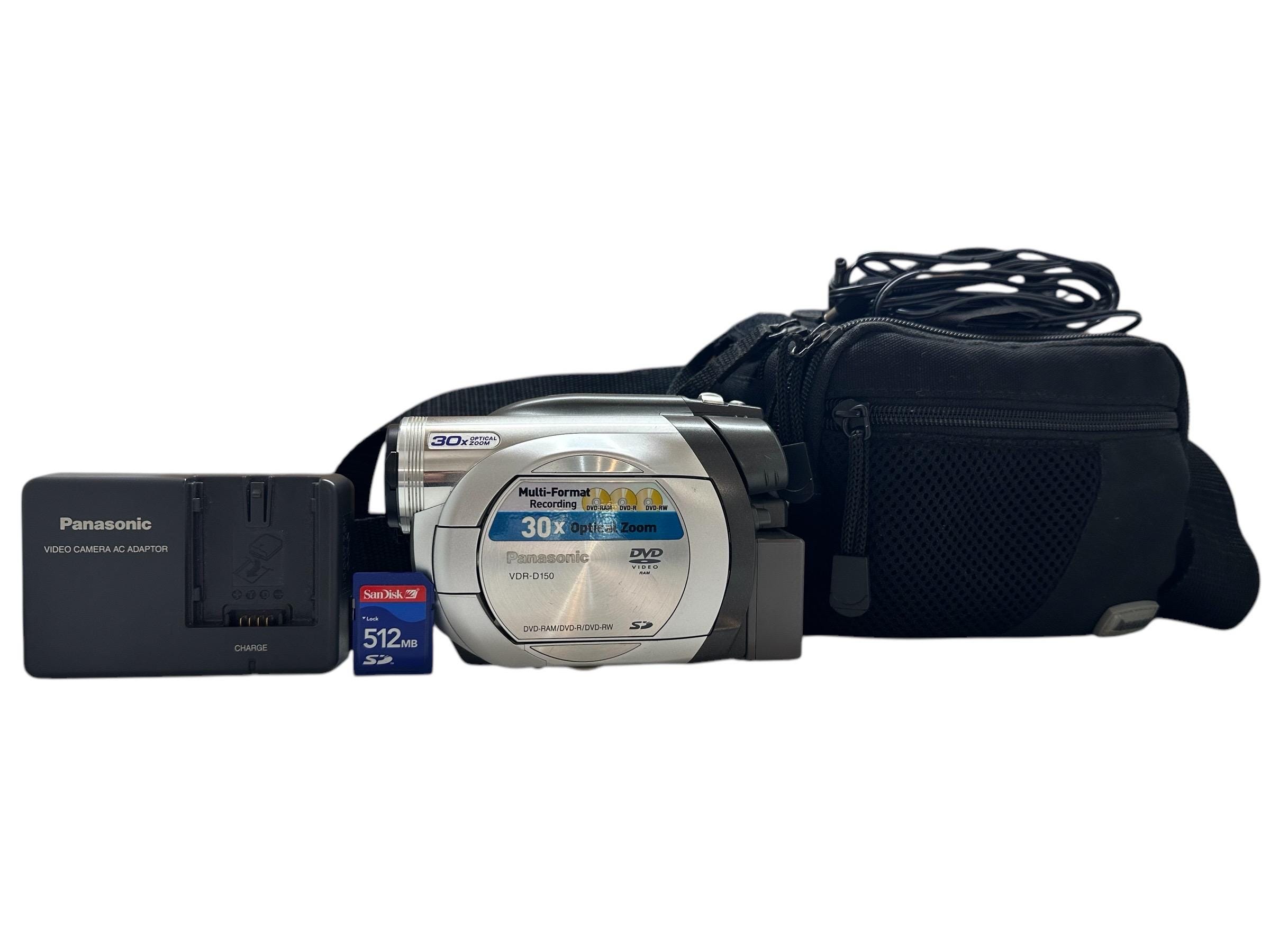 Panasonic Lumix Vdr-d150 DVD Video Camera Recording Japan 30X