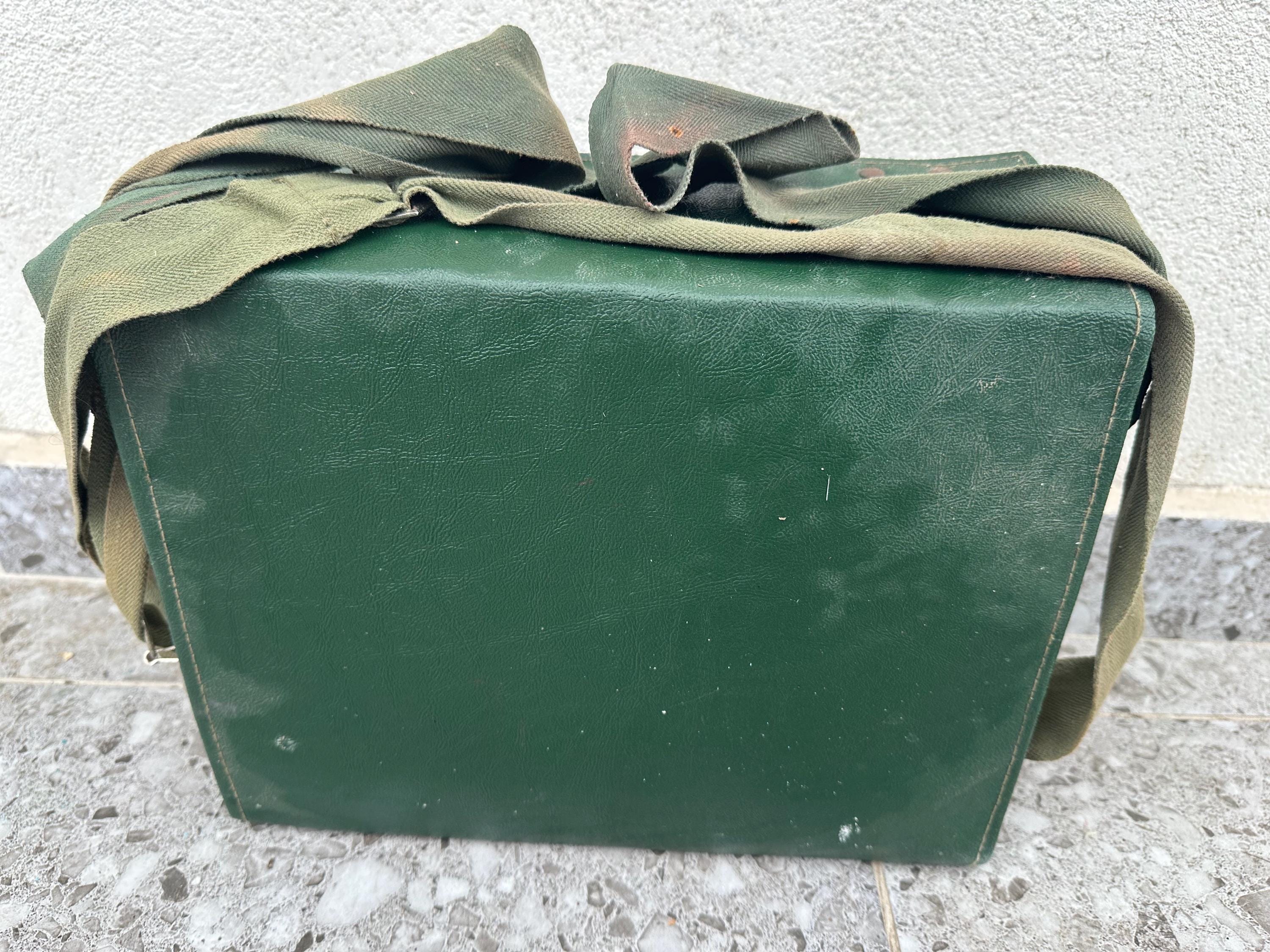 Vintage Military Field Medic First Aid Full Kit Canvas Bag Medical