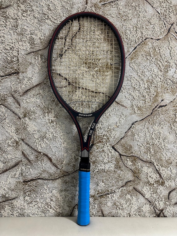 Raqueta de tenis antigua de madera vintage Dunlop The Ace