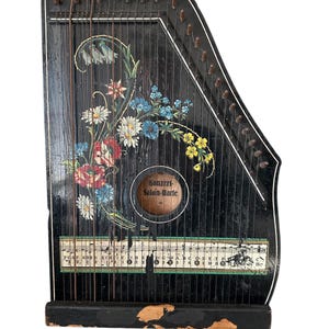 HARPELEIK ZITHER チター ツィター 旧東ドイツ製 アンティーク HARPELEIK ZITHER チター ツィター 旧東ドイツ製 アンティーク