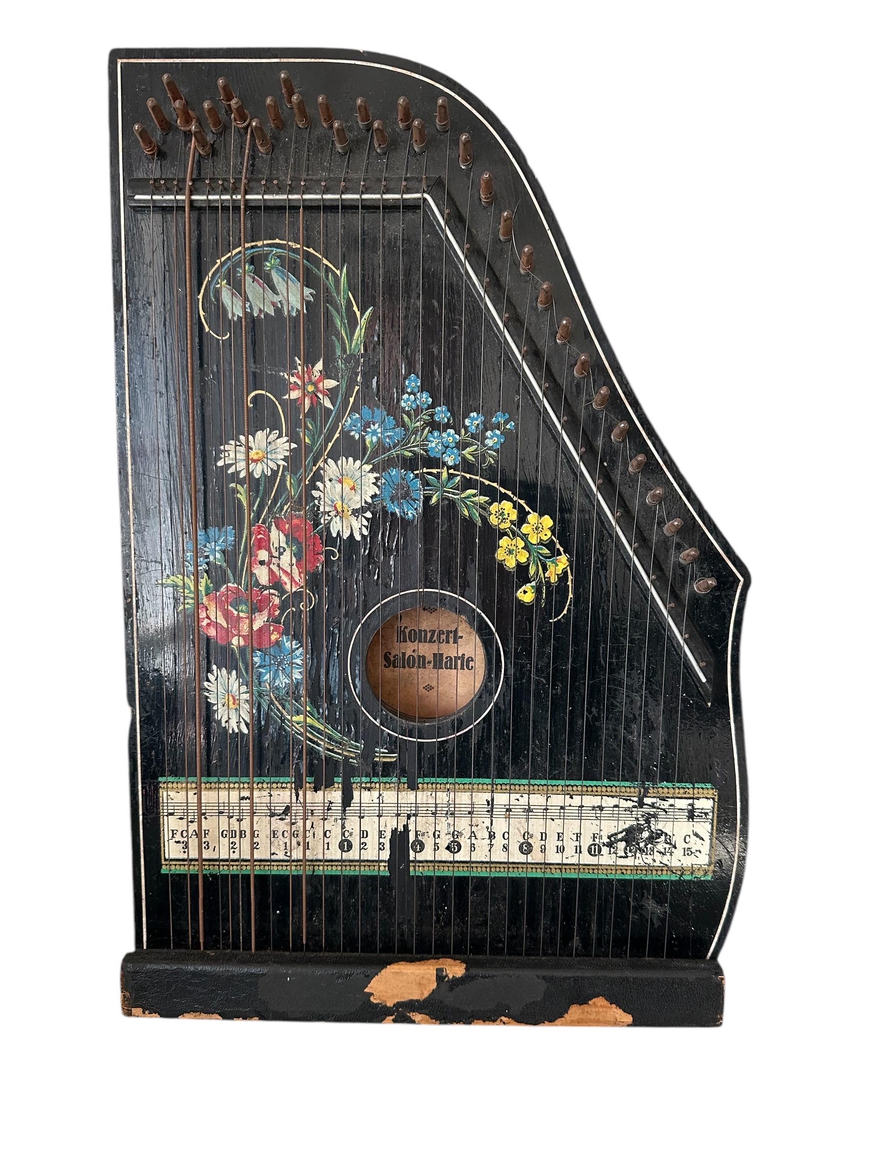 HARPELEIK ZITHER チター ツィター 旧東ドイツ製 アンティーク HARPELEIK ZITHER チター ツィター 旧東ドイツ製 アンティーク