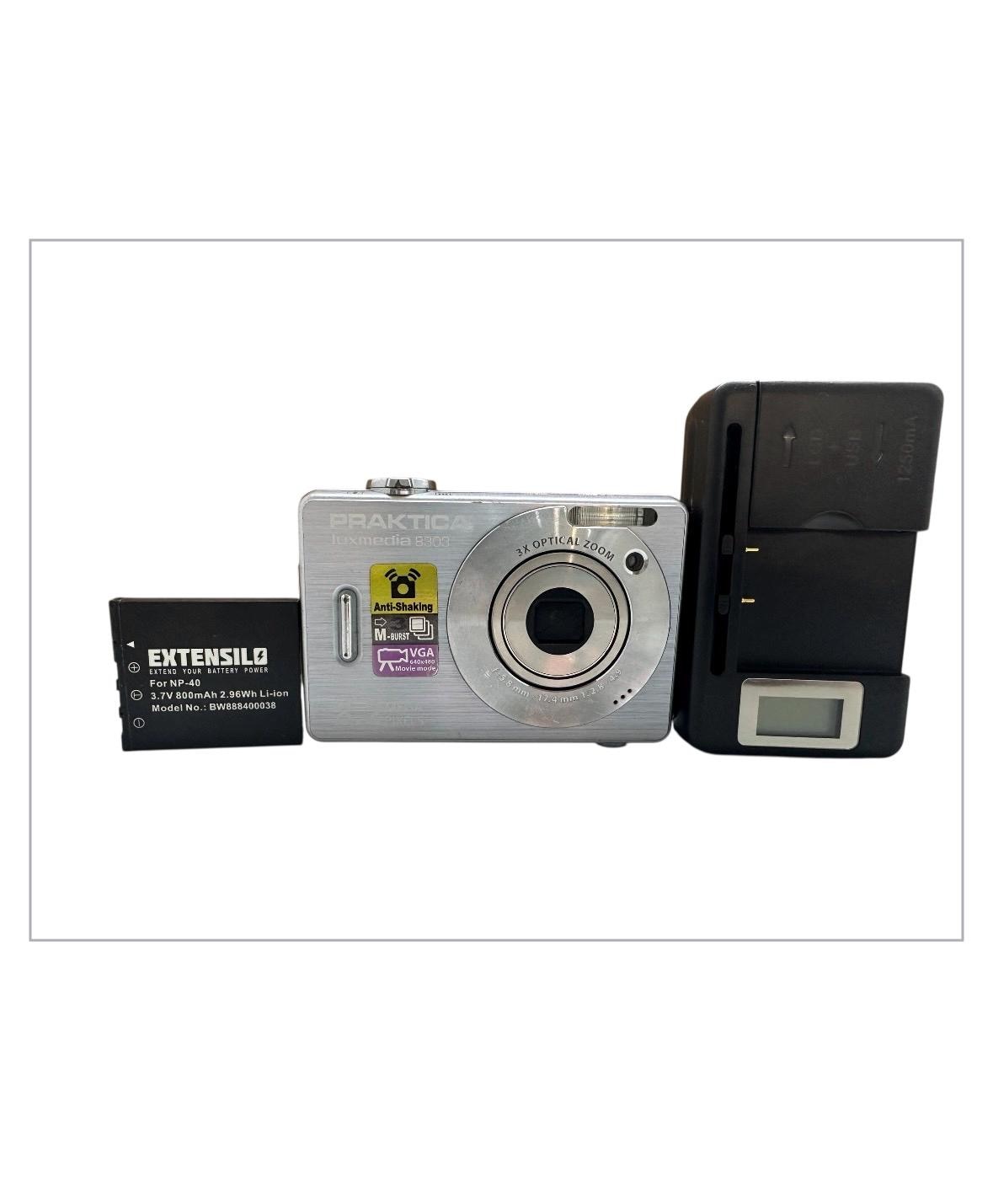 Praktica Luxmedia 8303 Grey Digital Camera 8.2 Mp 3X Optical Zoom