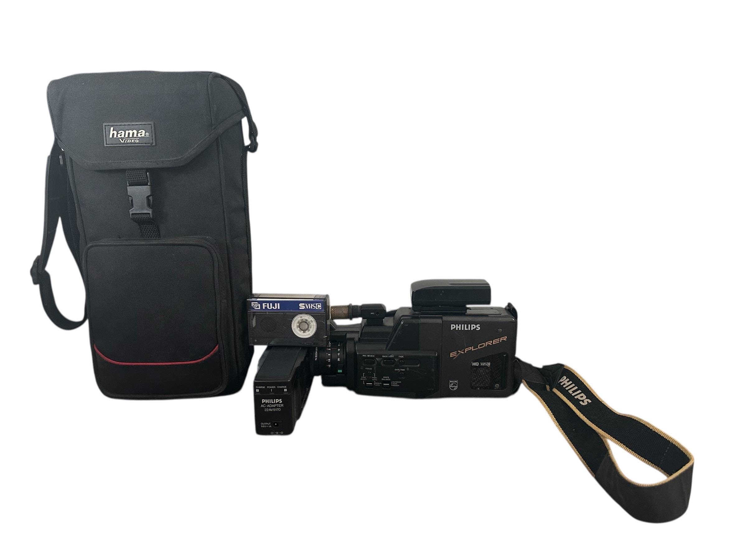 National Video Telopper WV-9010 本体 Vintage Camera Philips Explorer VKR68 Japan Hq Vhs Viewcam Full