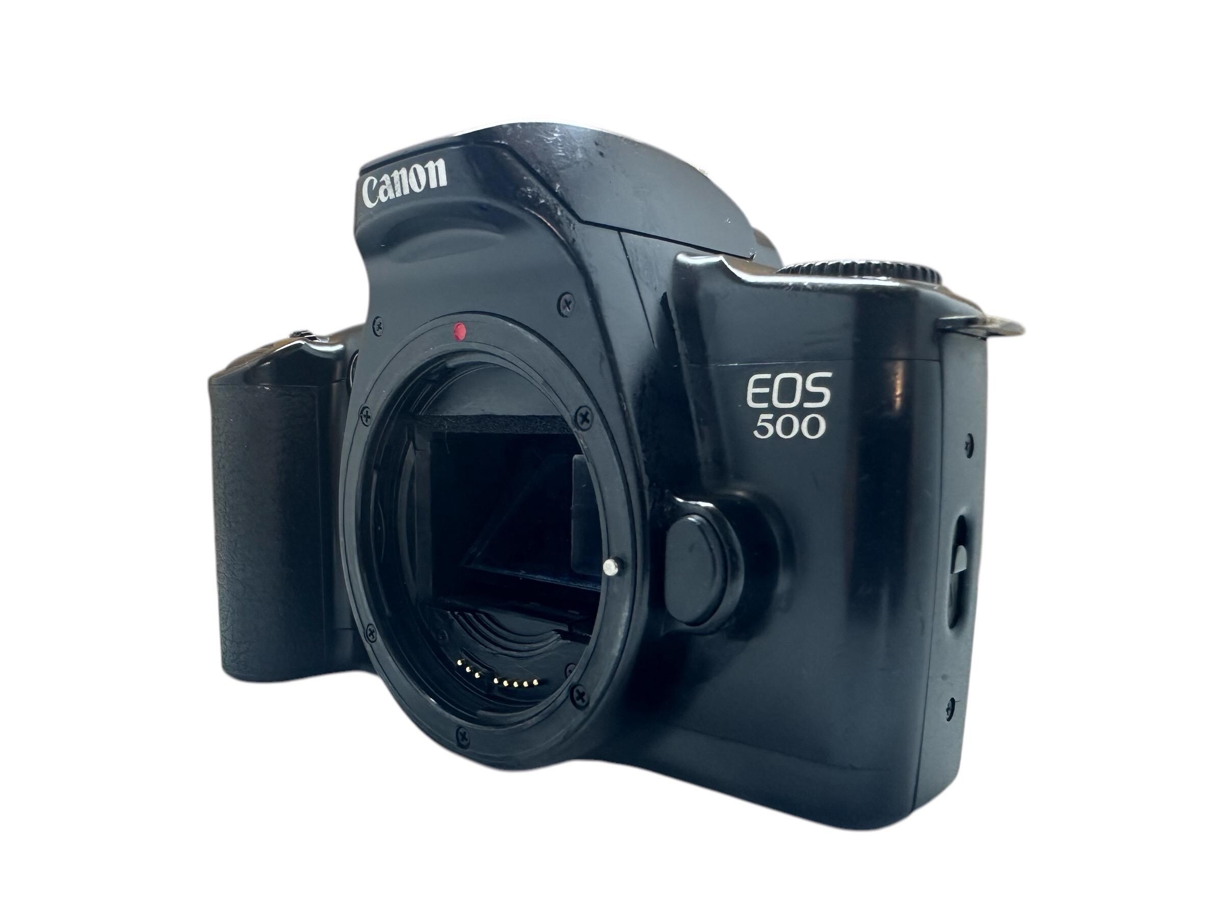 ヴィンテージ プロ仕様 一眼レフ フィルムカメラ Canon Eos 500 日本製
