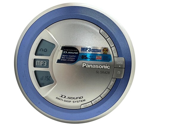 Vintage Rare Unique Panasonic SL-SX428 Portable CD Player MP3 Disc