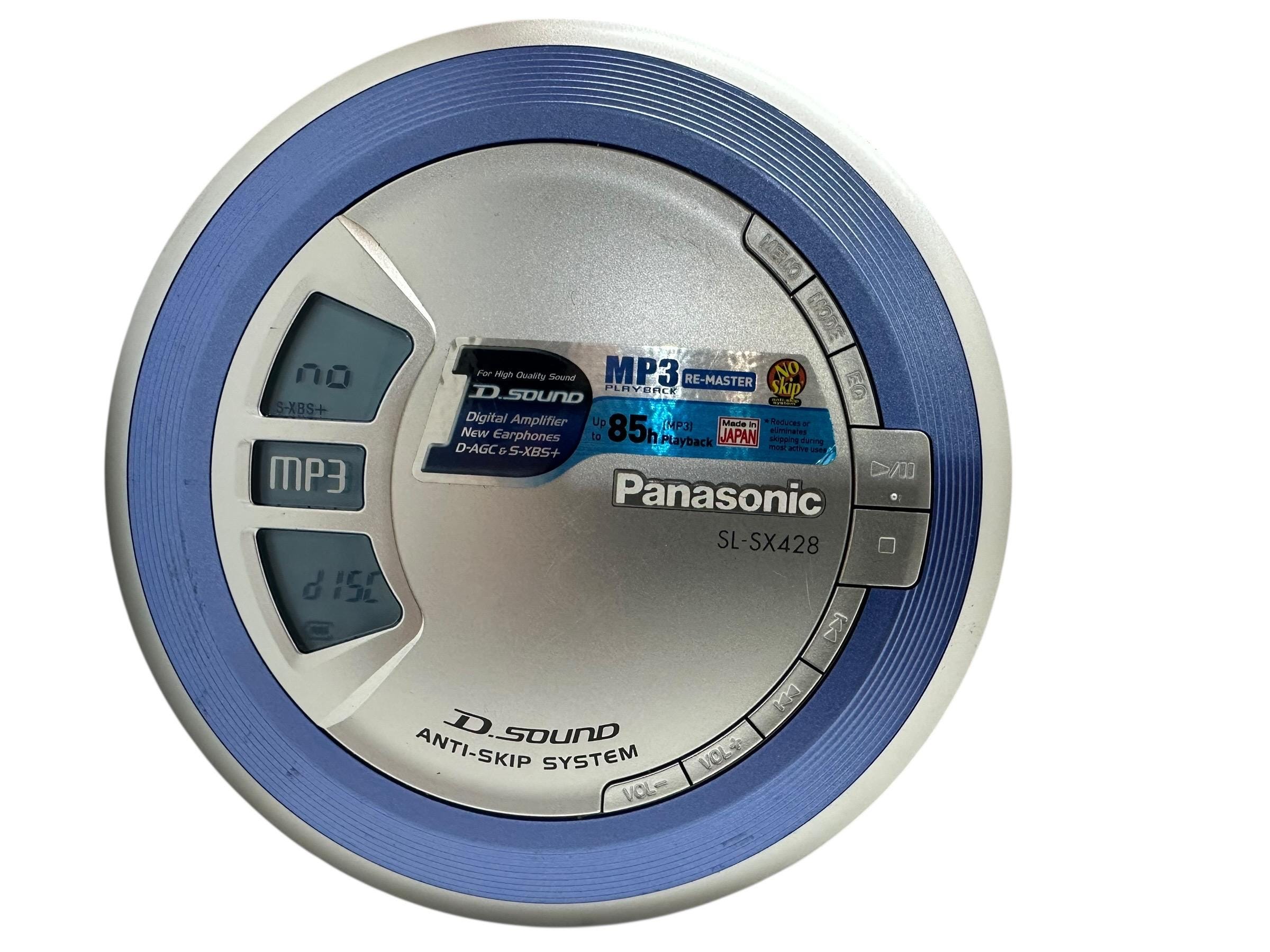 Vintage Rare Unique Panasonic SL-SX428 Portable CD Player MP3 Disc