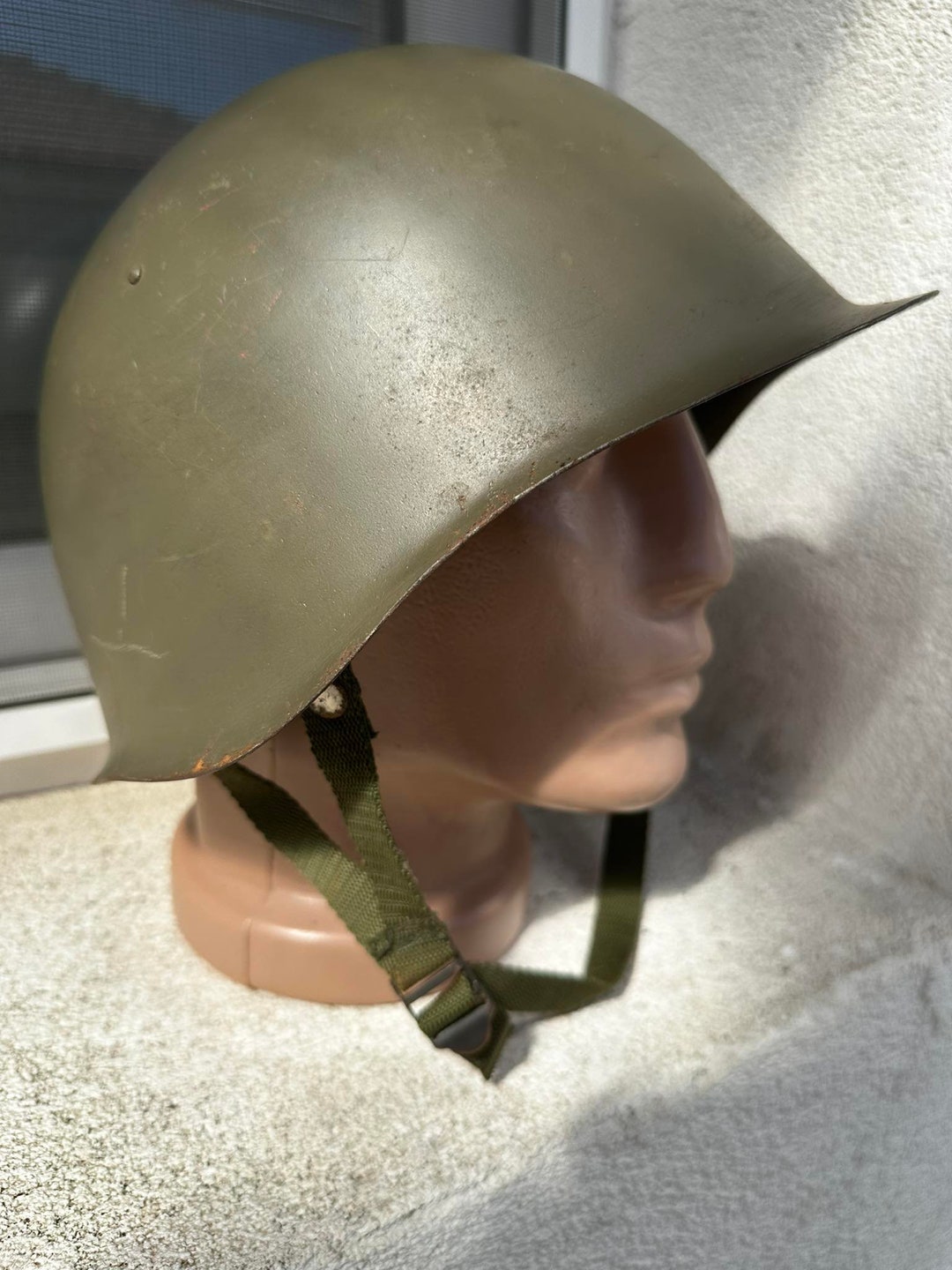 アメリカ軍　ミリタリーヘルメット　ヴィンテージ ヴィンテージ ミリタリーヘルメット チェコ軍兵士装備 希少 素晴らしい