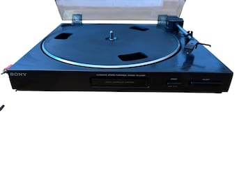 Vintage Gramophone Turntable Sony PS-LX40P Servo Controlled