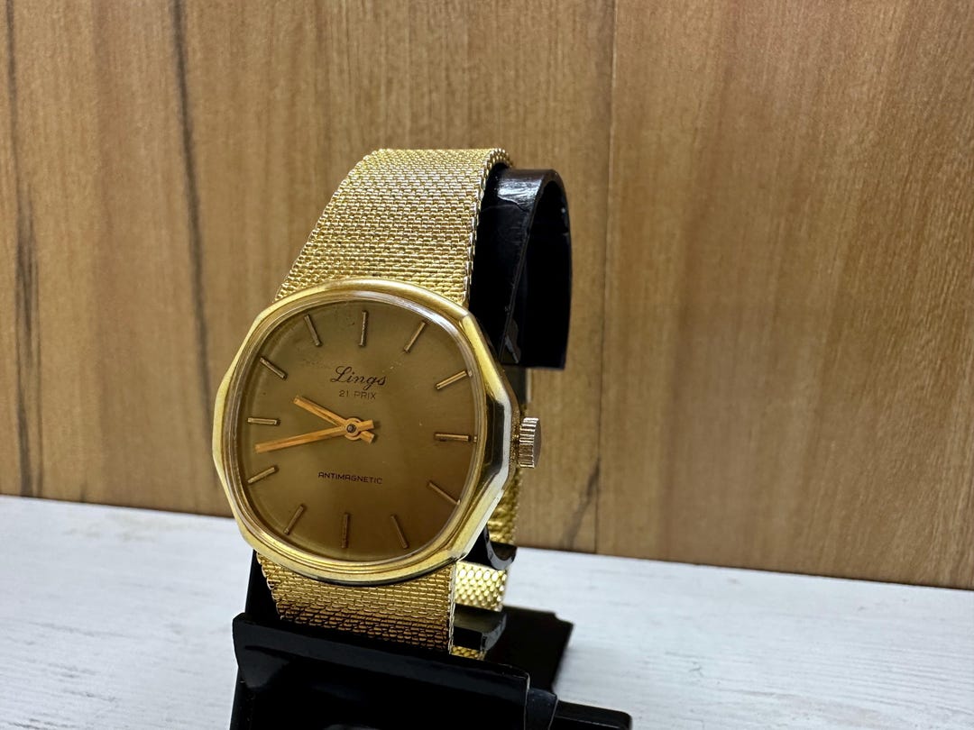 Vintage Unique Rare Lings 21 Prix Swiss Made Mechanical Watch