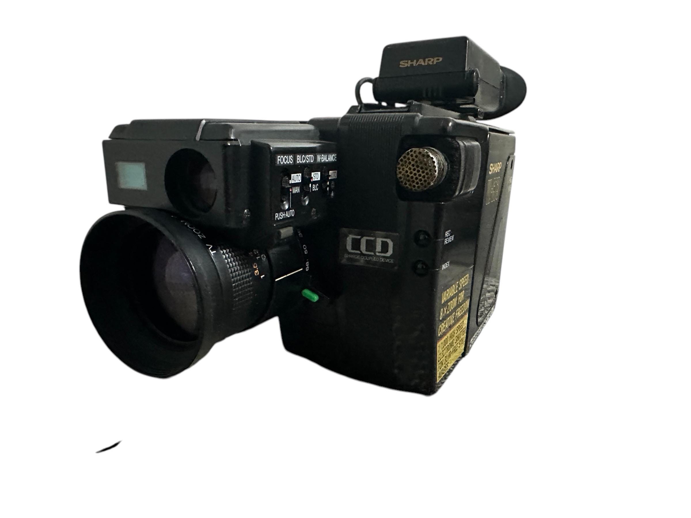 Professional Video Camera Sharp VL-C73 Camcorder Handycam 8x Zoom