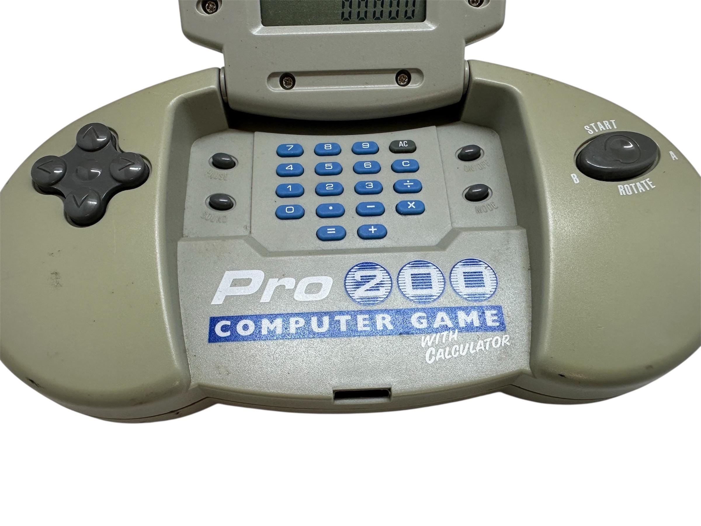 Vintage Handheld Protech Pro 200 Computer Game Calculator