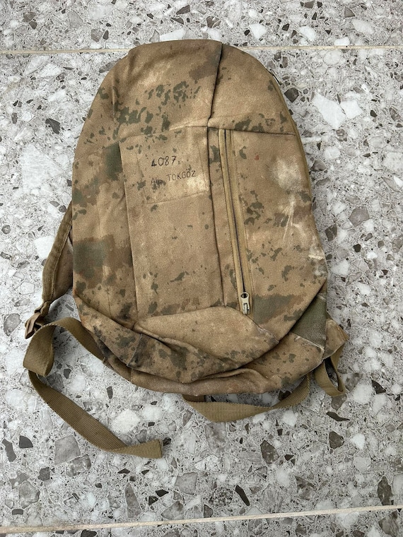 Genuine Military Bag Haversack Backpack Canvas Army Unisex Rucksack Turkey  Turkiye Soldier Equipment
