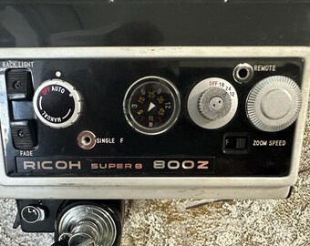 【昭和レトロ】8ミリフィルムカメラ　RICOH SUPER8 800Z Vintage Unique Ricoh 800Z Super 8 60mm Japan 1970 Super Lens