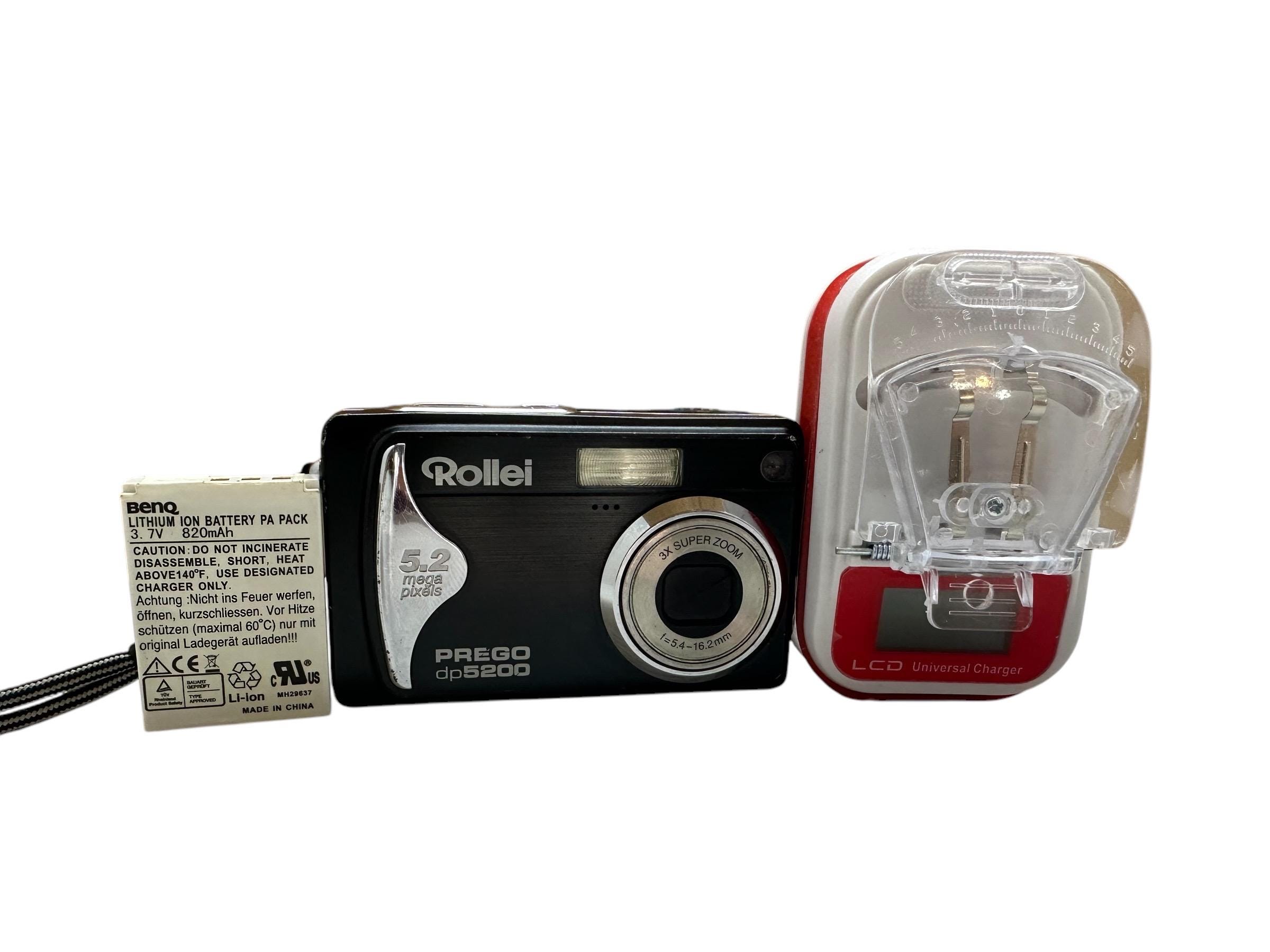 Rollei Prego Dp5200 Video Digital Camera 5.2 MP 3x Optical Zoom