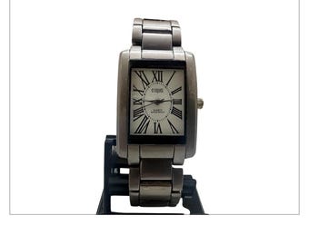 Wrist Watch Croques Japan Movement Stainless Steel Water Resistant Silver Unisex Quartz