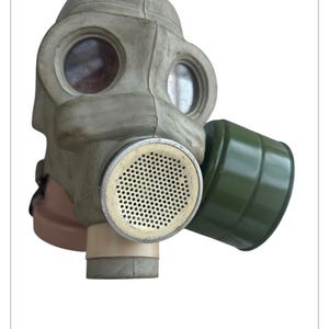 Professional Vintage Military Gas Mask Russian Army Soldier Equipment Unique Rare Old Size 2