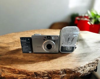 Pentax Optio 430 Rs Digital Camera 4 MP 3X Optical Zoom Compact AA Batteries Image Stabilisation