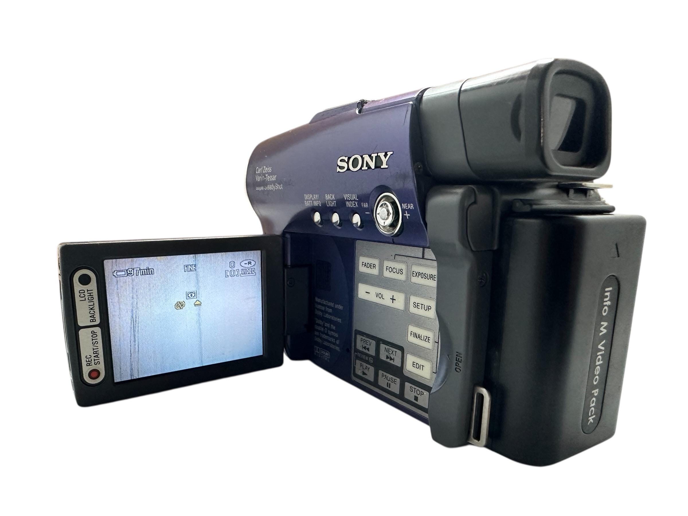 Sony ビデオカメラ Handycam DCR- DVD91E 日本製 DVD カメラ