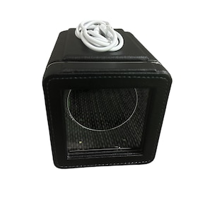 Unieke automatische watchwinder led-lichtleer zwart polshorlogeverhuizer