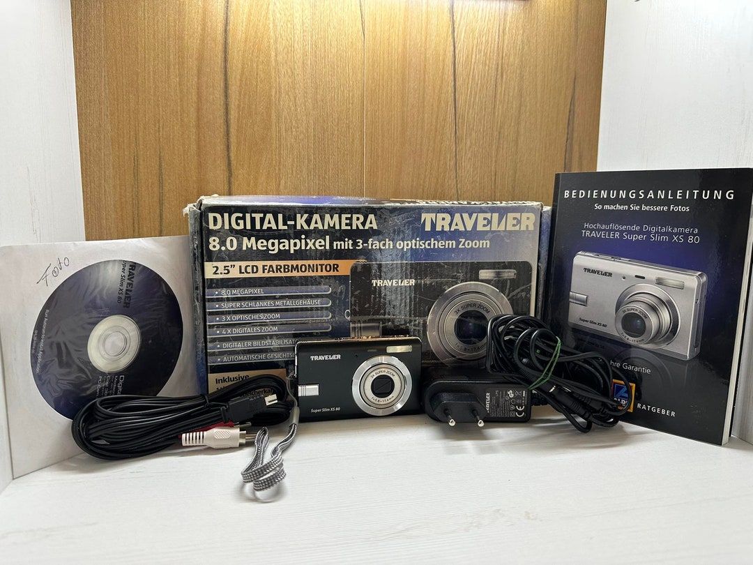 Traveler Superslim XS80 Full Pack Digital Camera Made in Germany 8