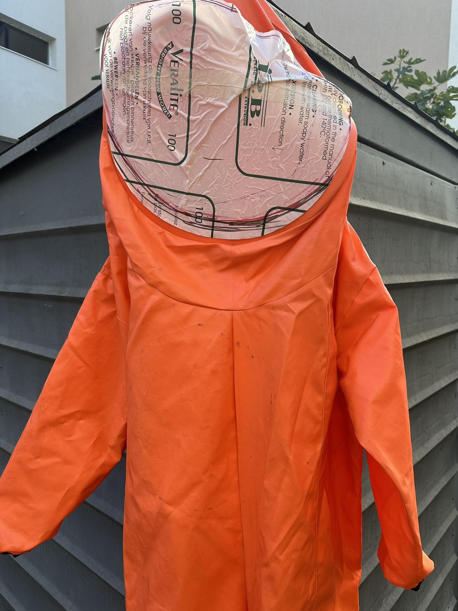 Military Army Chemical Orange Rubberized Clothing Laboratories Raincoat Full Body Etsy Canada